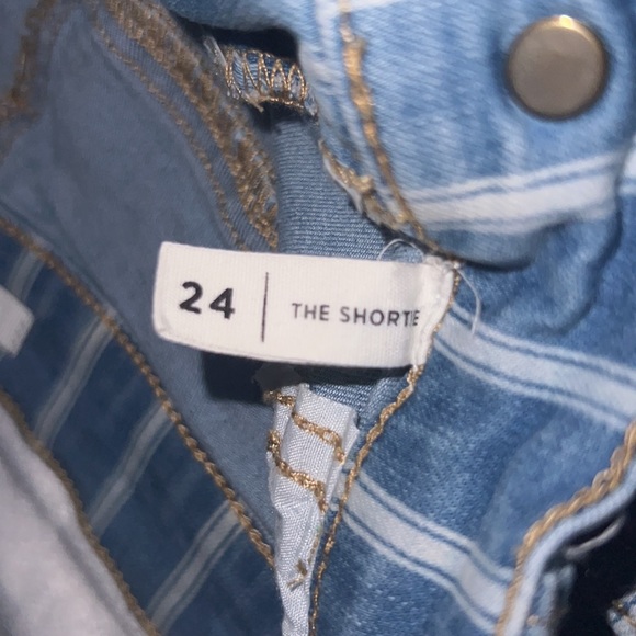 Stripped PacSun Jean Shorts - Picture 3 of 4